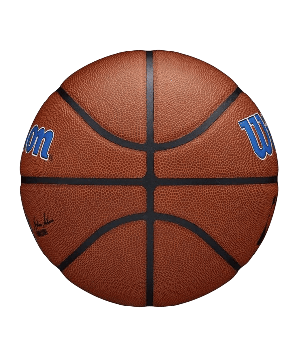 Wilson NBA Dallas Mavericks Team Composite Basketball Training Ball Blau - blau