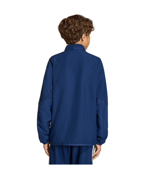 adidas Tiro 26 League Präsentationsjacke Kids Dunkelblau - weiss