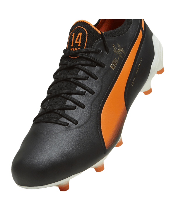 PUMA KING Ultimate Cruyff FG/AG Schwarz Weiss F01 - schwarz