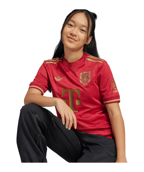 adidas Originals FC Bayern München 125th Anniversary Trikot Kids Rot - rot