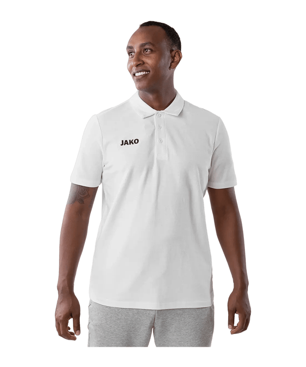 JAKO Base Polo Wit K6365 - wit