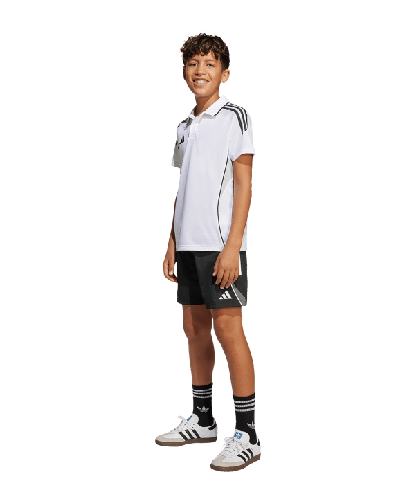 adidas Tiro 25 Competition Polo Kids Weiß - weiss