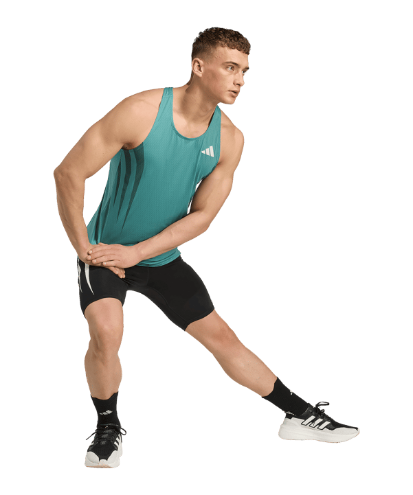 adidas Adizero Archive Running Leggings Blu - blu