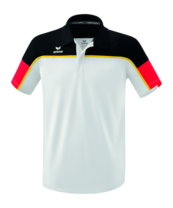 Erima Change by by Poloshirt Weiss Schwarz - weiss