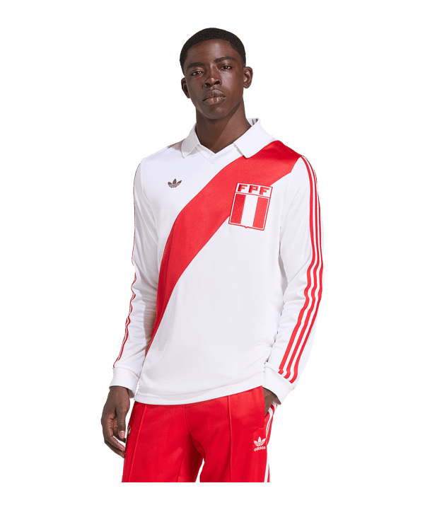 adidas Peru 78 Trikot Weiß - weiss