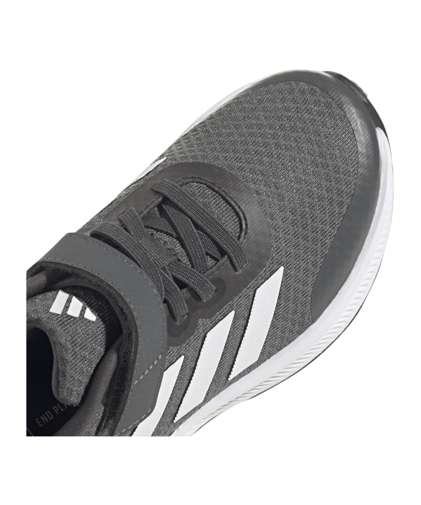 adidas Runfalcon 3.0 EL Kids Grau Weiss Laufschuh - grau