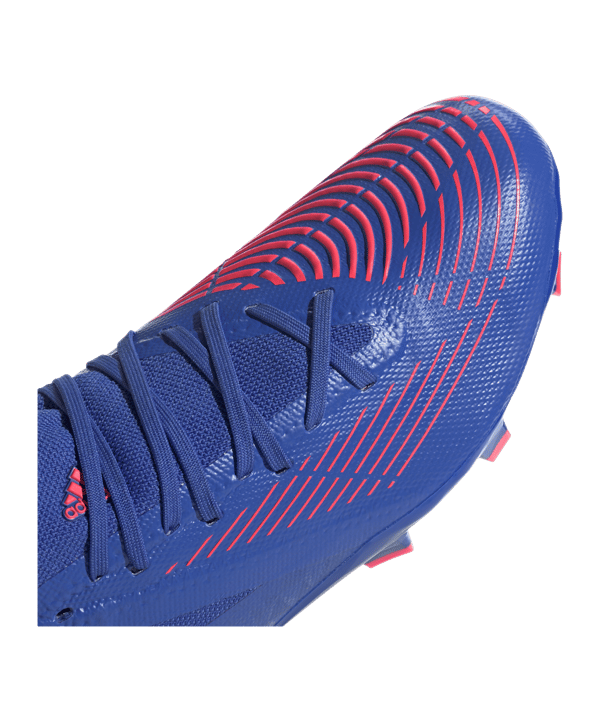 adidas Predator EDGE.3 FG Sapphire Edge Blau Rot - blau