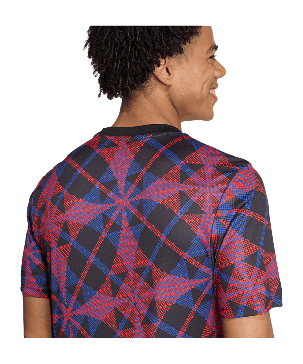 adidas Olympique Lyon Prematch T-Shirt 2025/2026 Schwarz - schwarz