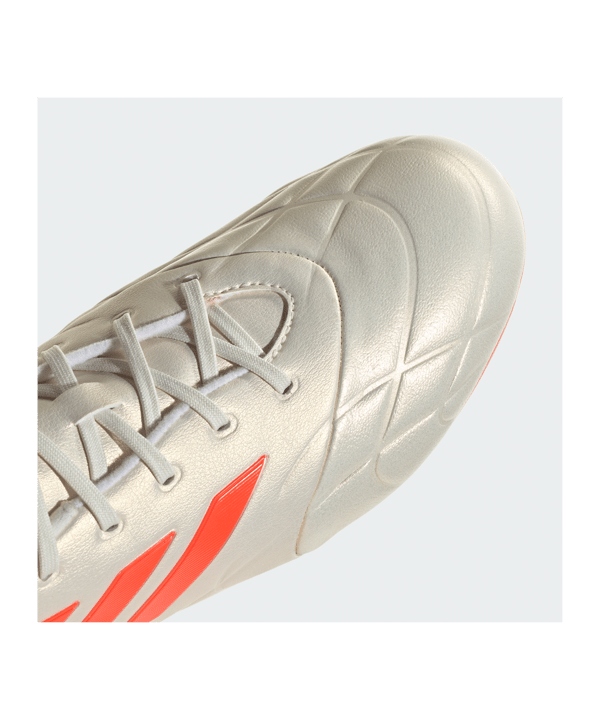 adidas COPA Pure.3 FG Heatspawn Weiss Orange - weiss