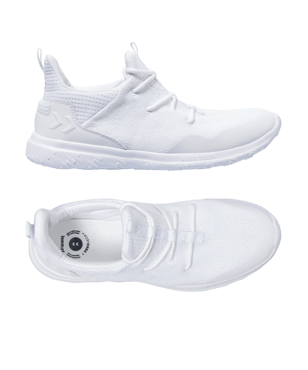 Hummel Actus Trainer Sneaker Weiss F9001 - lila