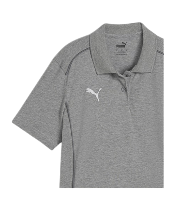 PUMA teamFINAL Casuals Poloshirt Damen Grau F06 - grau