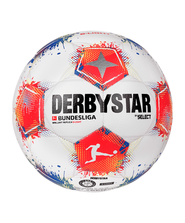 Derbystar Bundesliga Brillant Replica Light v25 Trainingsball Weiß - weiss