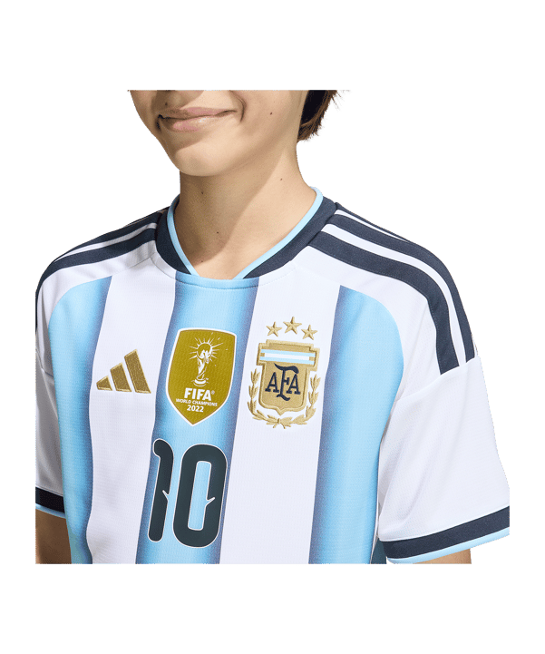 adidas Argentinien MESSI Trikot Home WM 2026 Kids Weiß - weiss