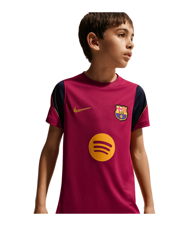 Nike FC Barcelone Formation Enfants Rouge C621 - rouge
