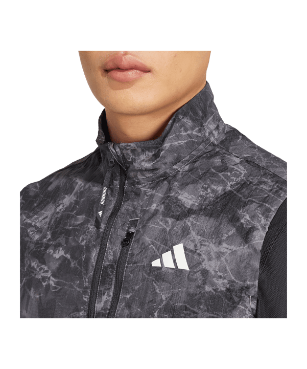 adidas Own The Run Spray Dye Veste Grigio - grigio