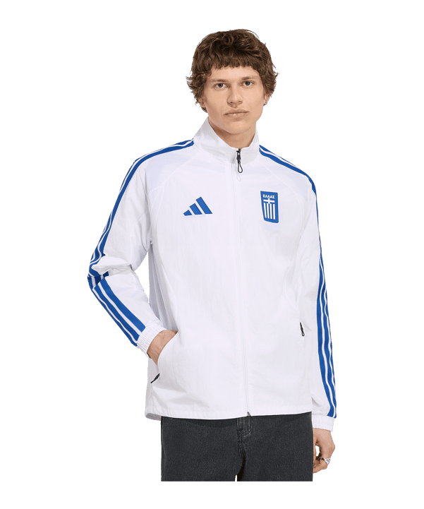 adidas Grèce Anthem Veste Blanc - blanc