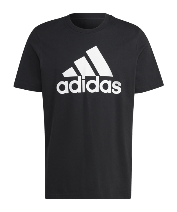 adidas Essentials Single Jersey Big Logo Tee Black - schwarz