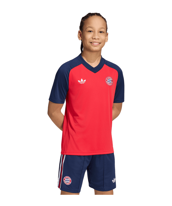 adidas FC Bayern München Pre Match Trikot 2026/2027 Kids Rot