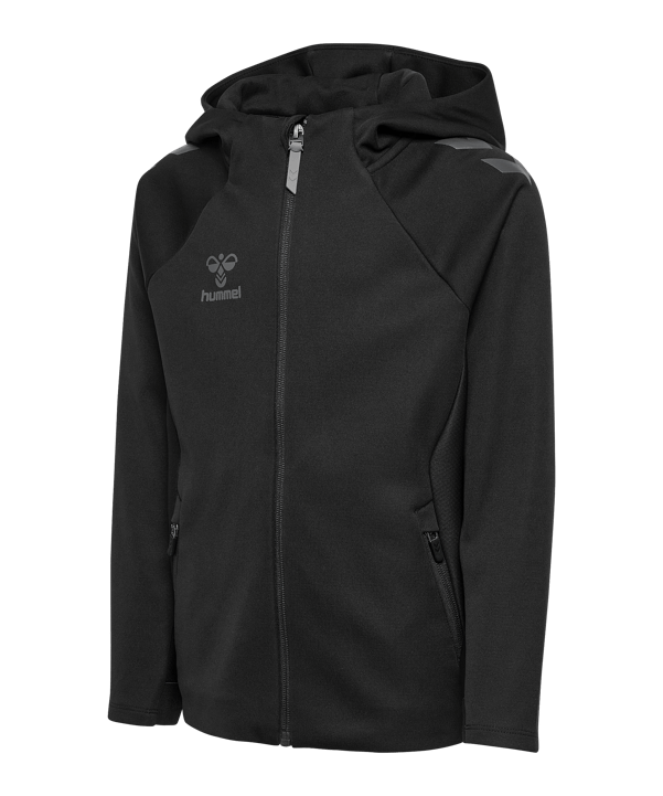 Hummel Cima 2.0 Kapuzenjacke Kids Schwarz F2001 - schwarz