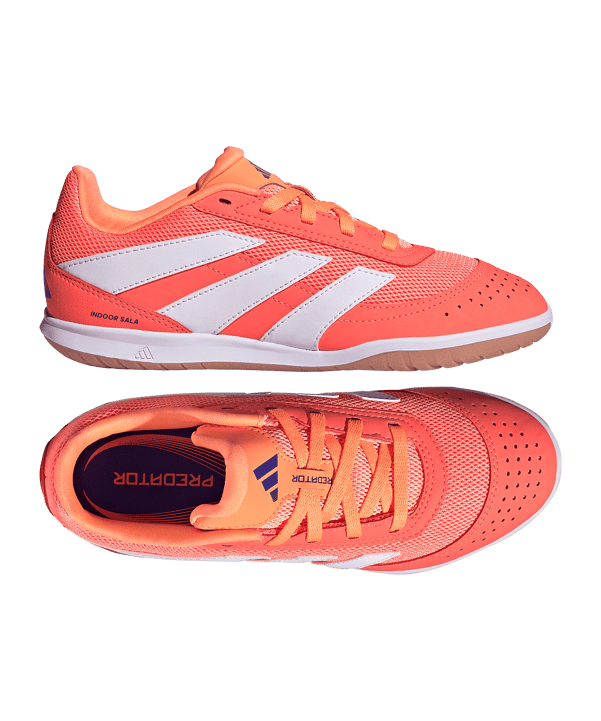 adidas Predator Club Sala IN Coral Blaze Kids Orange - orange
