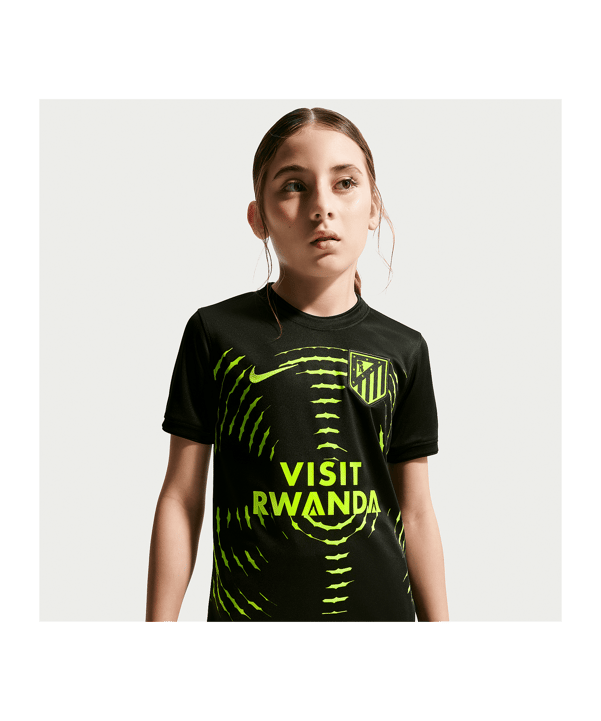 Nike Atletico Madrid Prematch T-Shirt 2026/2027 Kids Schwarz F010
