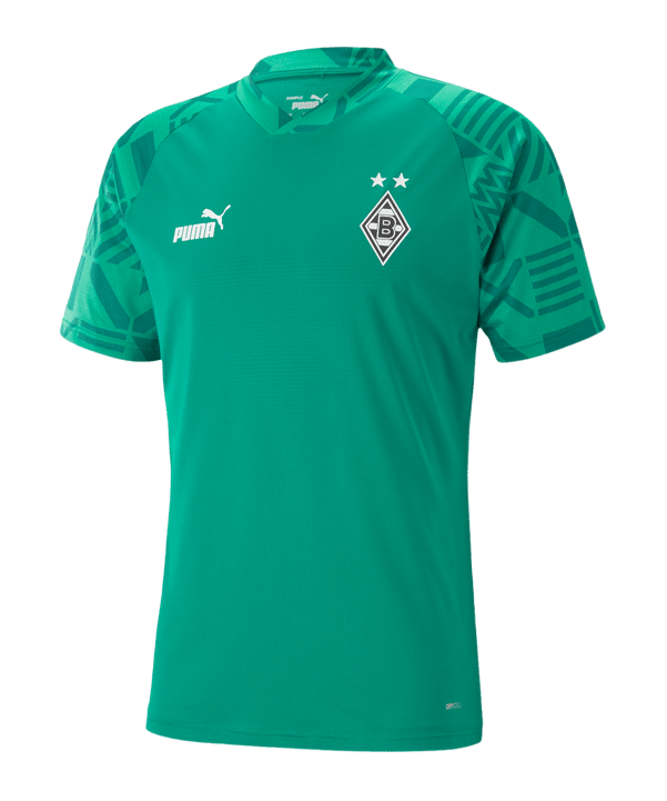 PUMA Borussia Mönchengladbach Prematch Shirt 2022/2023 Grün F02 - gruen