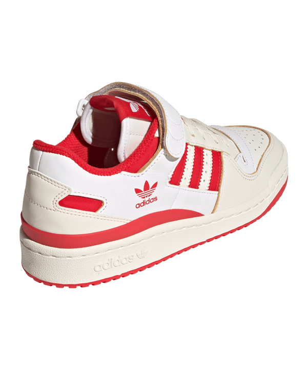 adidas Originals Forum 84 Low Damen Weiss Rot - weiss