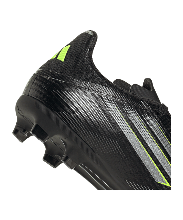 adidas F50 League FG/MG Electric Stealth Kids Schwarz - schwarz