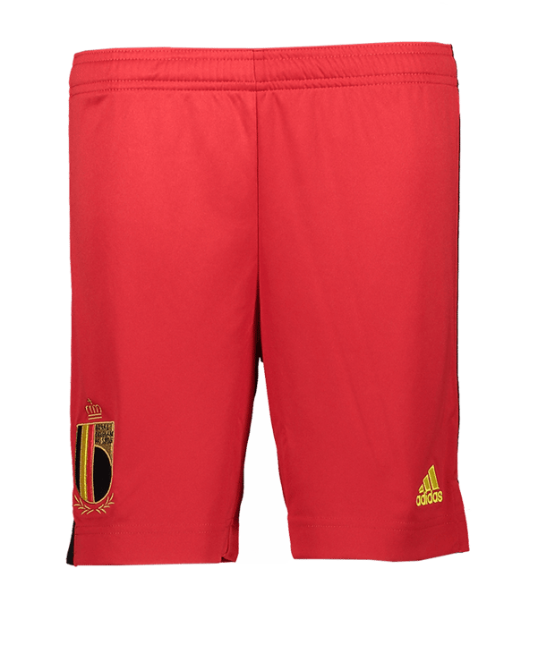 adidas Belgien Short Home EM 2020 Kids Rot - rot