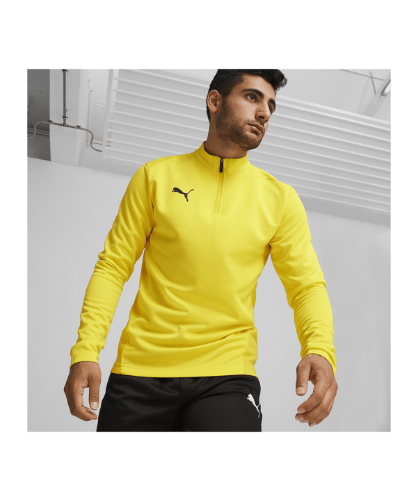 PUMA teamGOAL Training 1/4 Zip Sweatshirt Gelb F07 - gelb