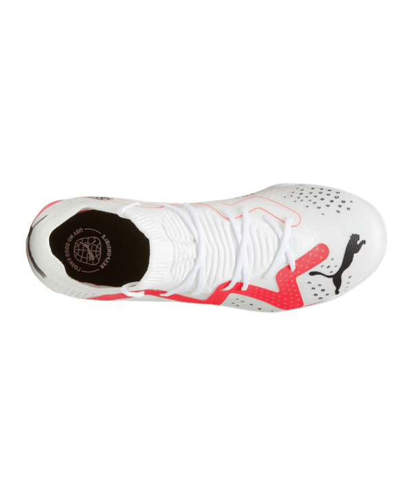 PUMA FUTURE Match+ Mid IT Halle Breakthrough Jr Kids Weiss Rot Schwarz F01 - weiss