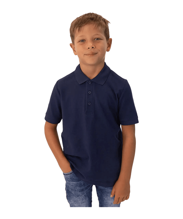 JAKO Organic Polo Shirt Kids Blau F900 - blau