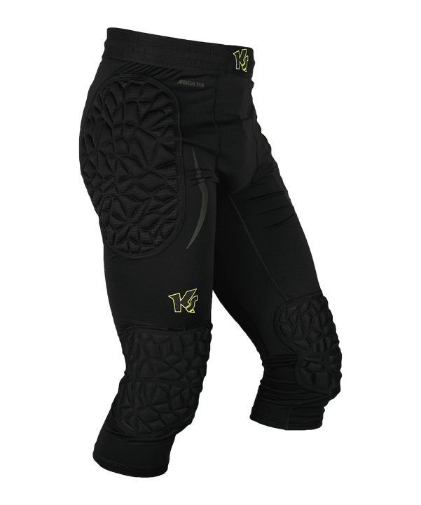 KEEPERsport PowerPadded 3/4 Hose Schwarz - schwarz