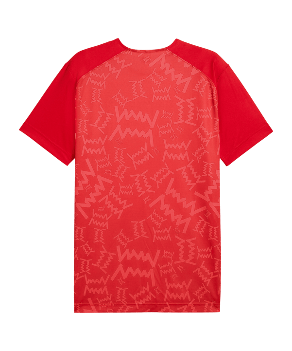 PUMA Teamjaws Graphic Ss Shooting Maglia Rosso C03 - rosso