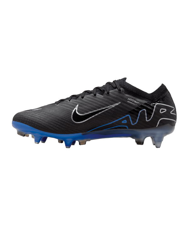 Nike Air Zoom Mercurial Vapor XV Elite SG-Pro AC Shadow Schwarz Silber Blau F040 - schwarz