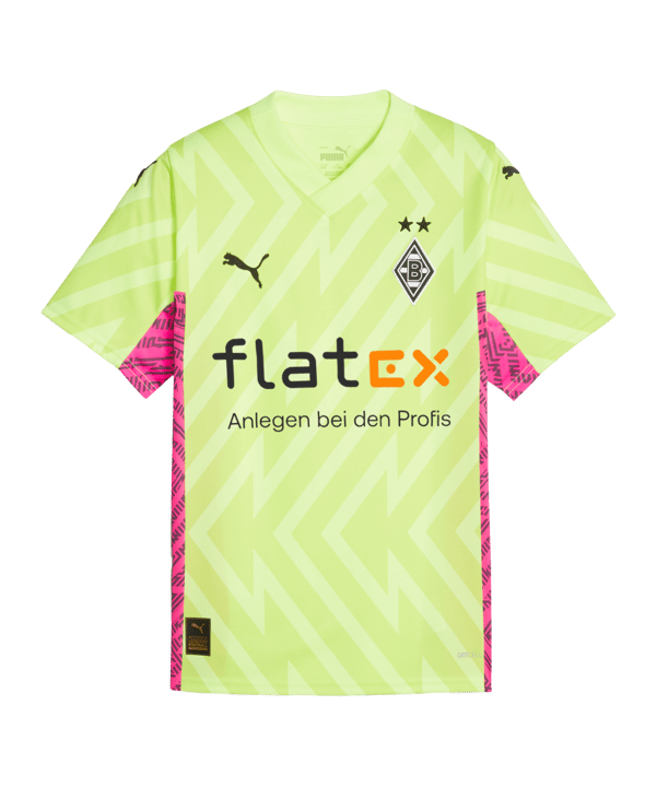 PUMA Borussia Mönchengladbach Torwarttrikot 2023/2024 Kids mit Sponsor Gelb F05 - gelb