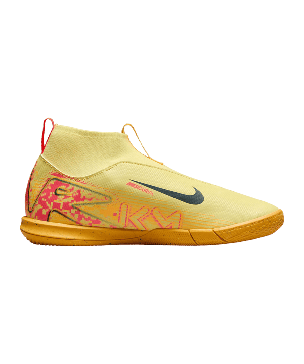 Nike Jr Air Zoom Mercurial Superfly X Academy IN  Mbappe Signature Kids Orange Blau F800 - orange