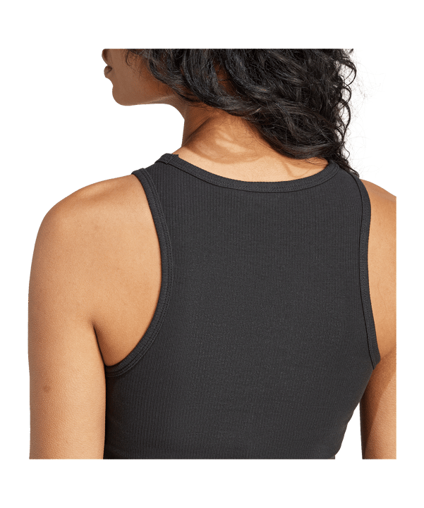 adidas Originals Essential Rib Tanktop Damen Schwarz - schwarz