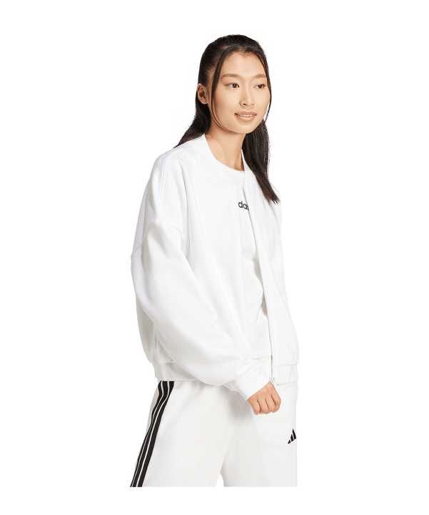 adidas Essentials Linear Tanktop Damen Weiß - weiss