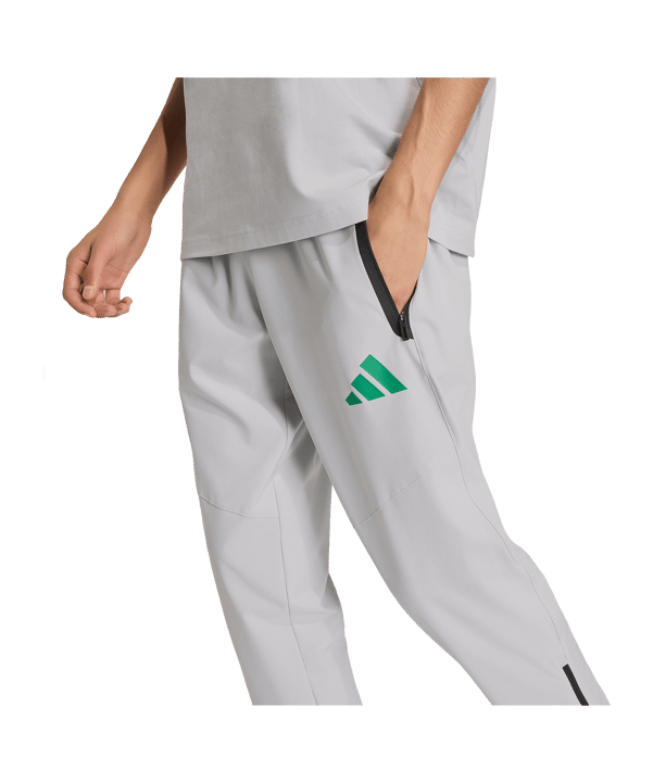 adidas FAF Algerien Tiro Tech Hose Grau - grau
