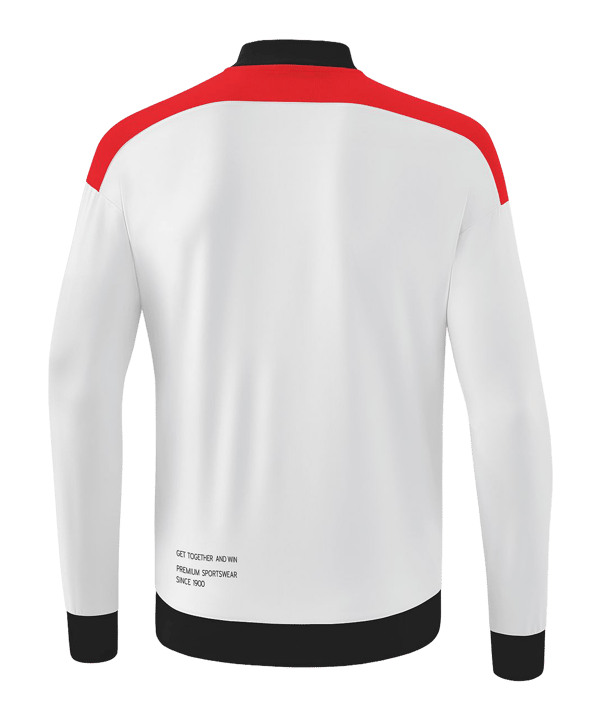 Erima Change by Präsentationsjacke Weiss Rot - weiss