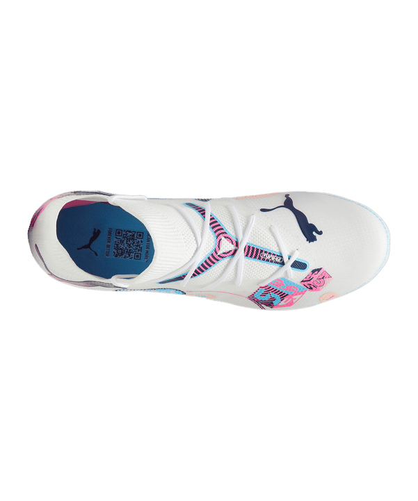 PUMA FUTURE 7 Match FG/AG Volume Up Weiss Blau F01 - weiss