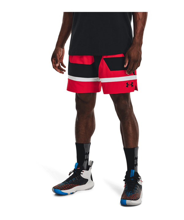 Under Armour Baseline Woven 7 Short Rot F600 - rot