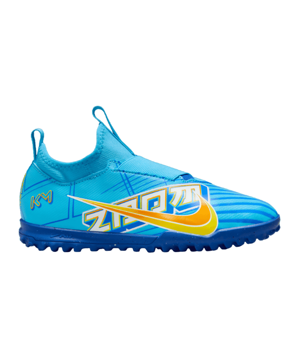 Nike Jr Air Zoom Mercurial Vapor XV Academy TF Mbappe Signature Kids Blau F400 - blau