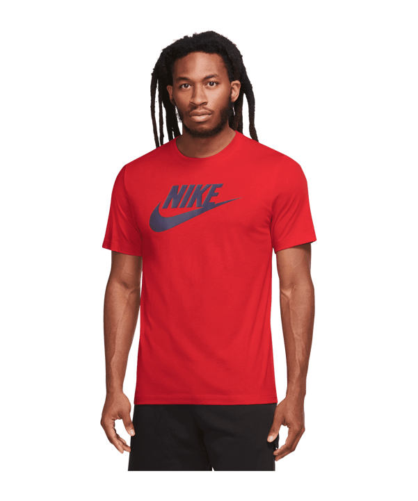 Nike Icon Futura T-Shirt Rot F662 - rot