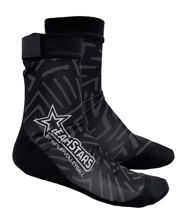 Ballsportdirekt Beachstar Labyrinth Socken Schwarz - schwarz