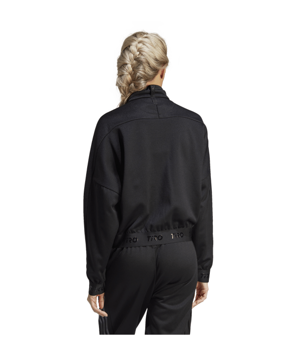 adidas Tiro Suit-Up Trainingsjacke Damen Schwarz - schwarz