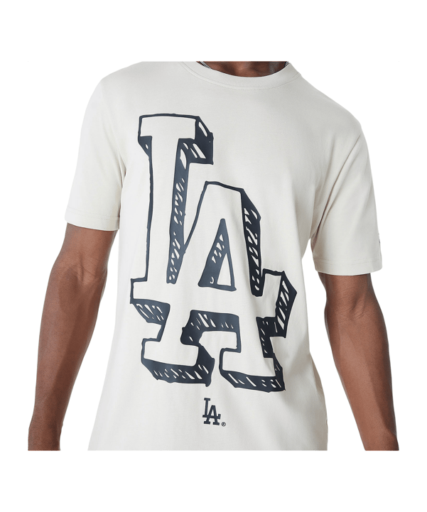 New Era Los Angeles Dodgers T-Shirt Beige - beige