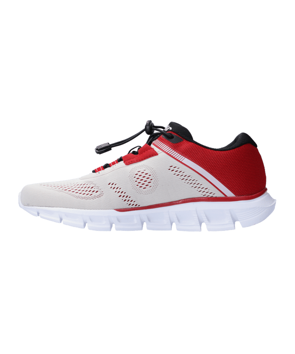 JAKO Freizeitschuh Premium Flow Weiss Rot F718 - weiss
