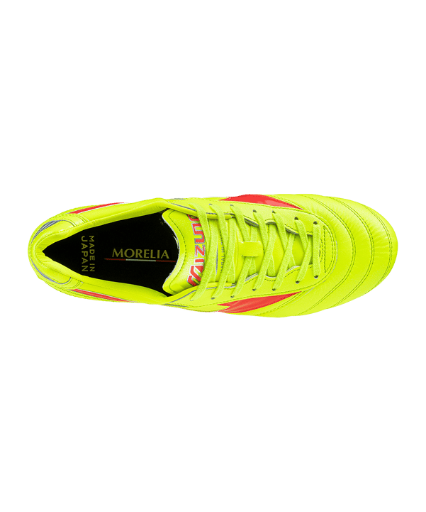 Mizuno Morelia II Made in Japan FG Dyna Gelb Rot Silber F45 - gelb